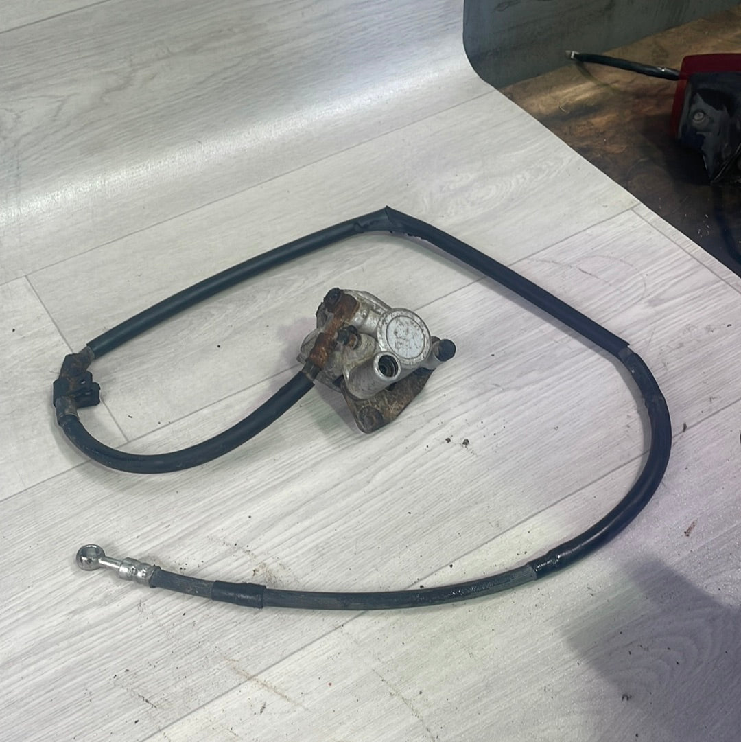 Suzuki DR200 Front Brake Line & Caliper