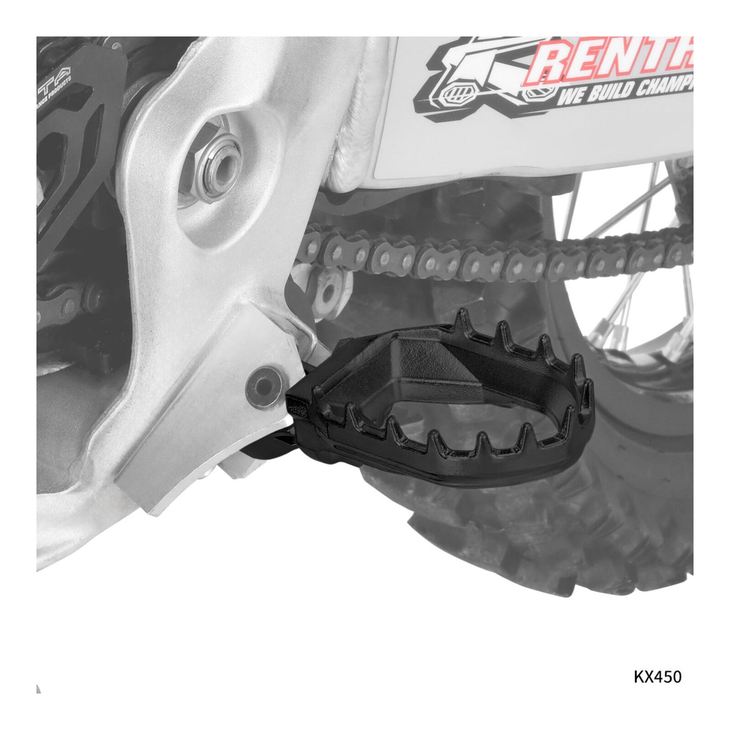 Zeta Max Foot Pegs KX โ Black