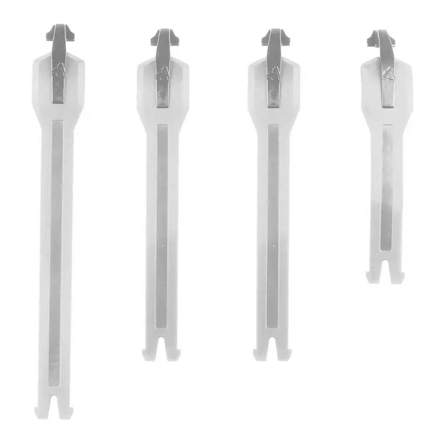 Leatt Kit GPX 4.5 / 5.5 Boot Strap FlexLock - White 4-pcs