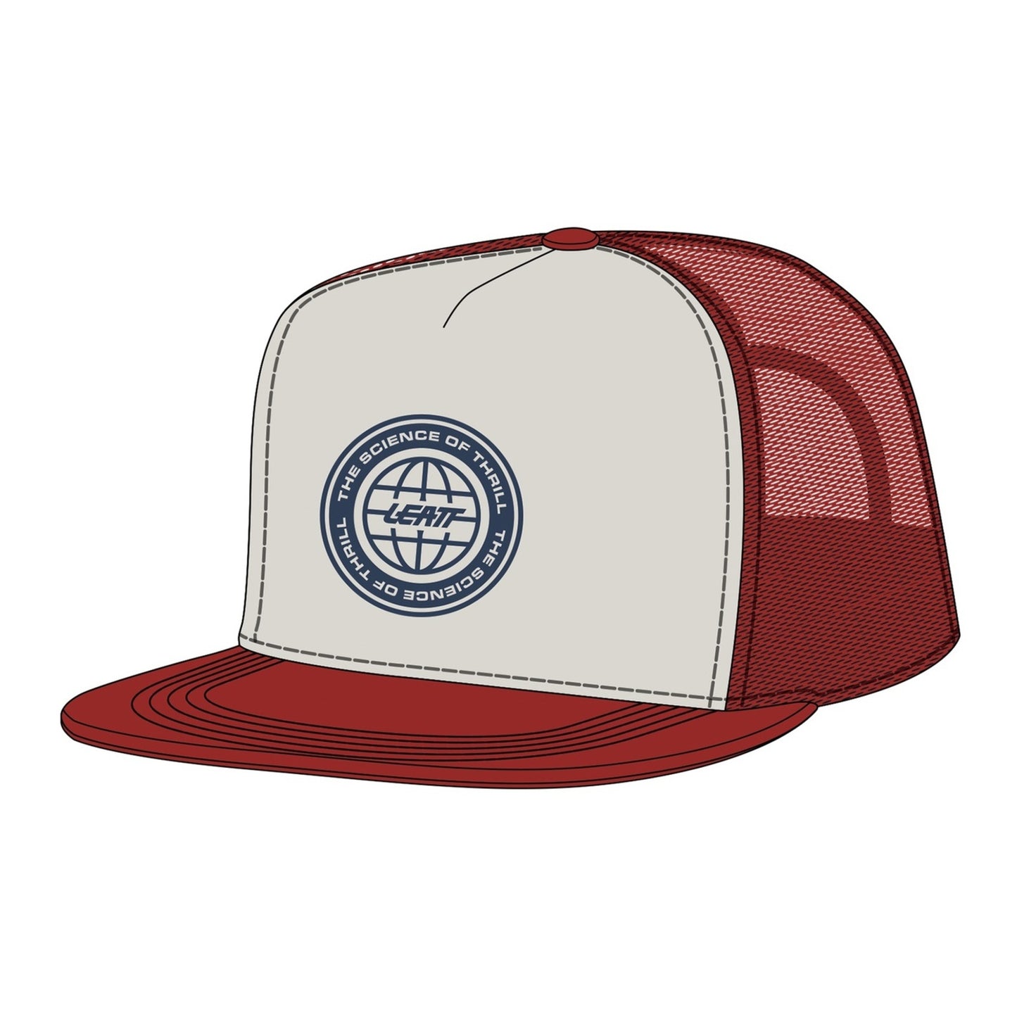 Leatt Trucker Cap - Chili Red (S-XL)