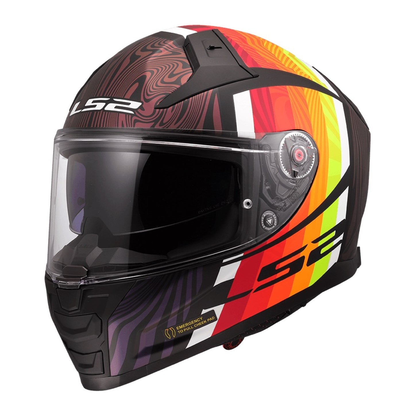 LS2 FF811 Vector II Freedom Helmet - Matte Black / Chameleon