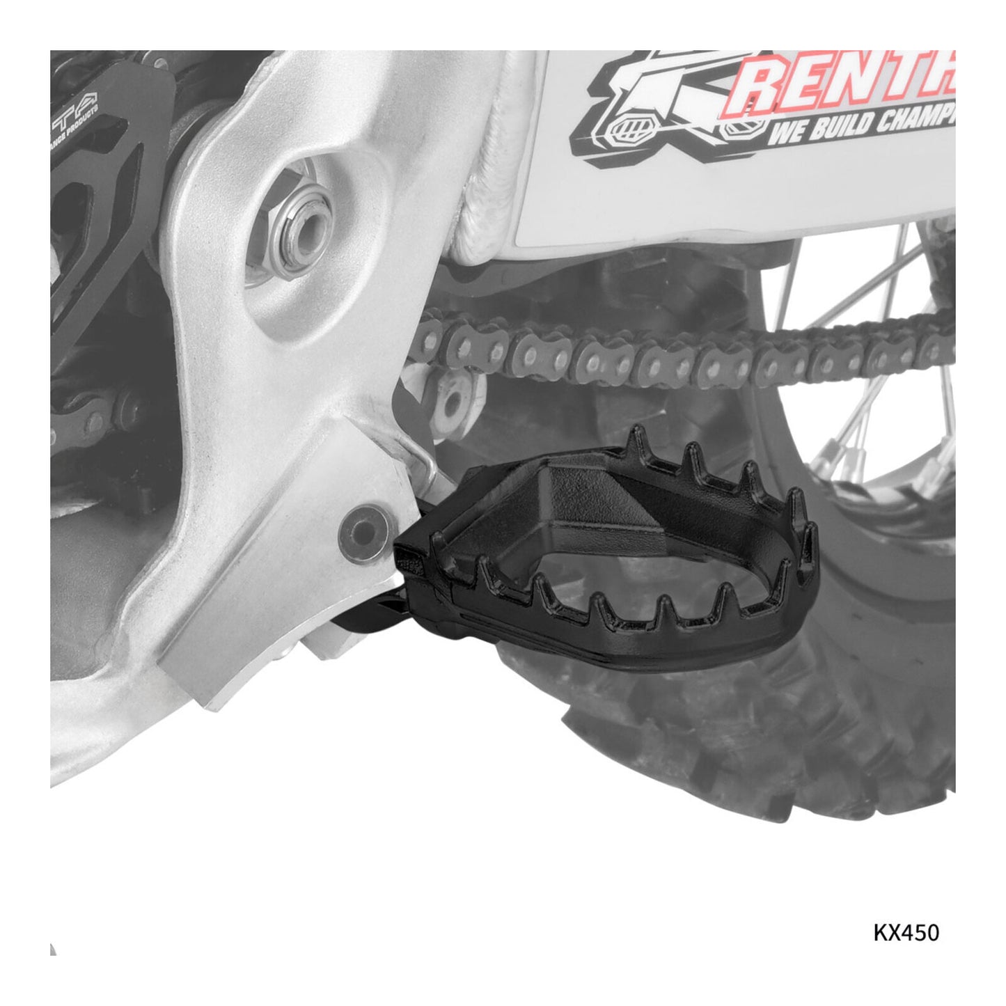 Zeta Max Foot Pegs KX โ Black