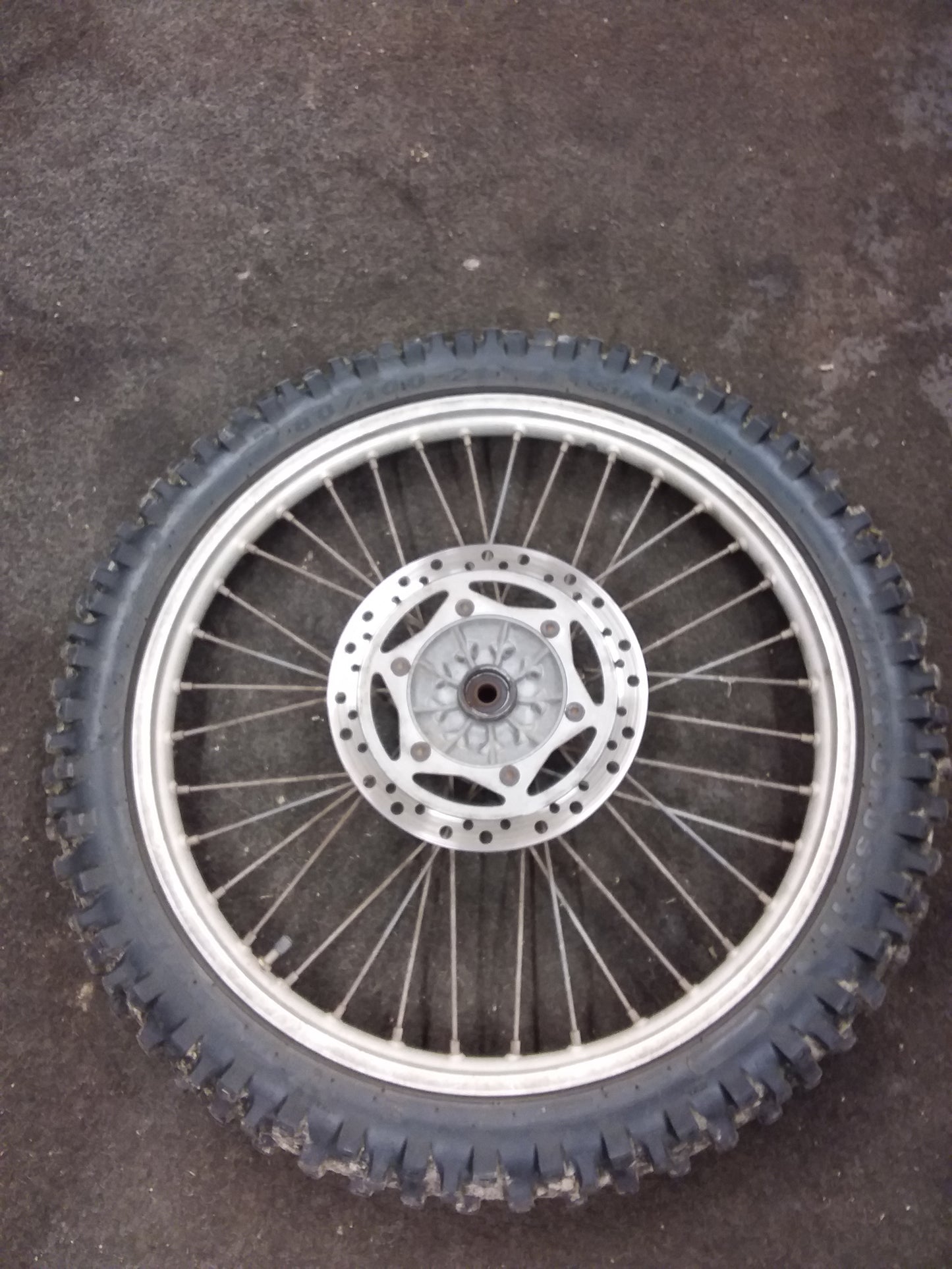 Kawasaki Stockman front wheel
