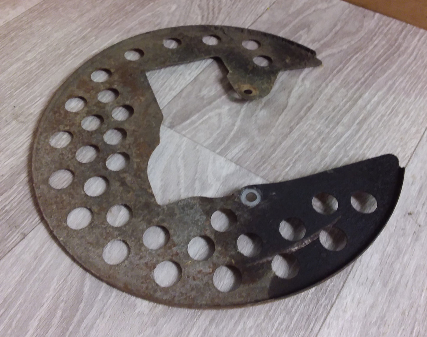 Yamaha YFM450 Grizzly Left Side Brake Rotor Guard