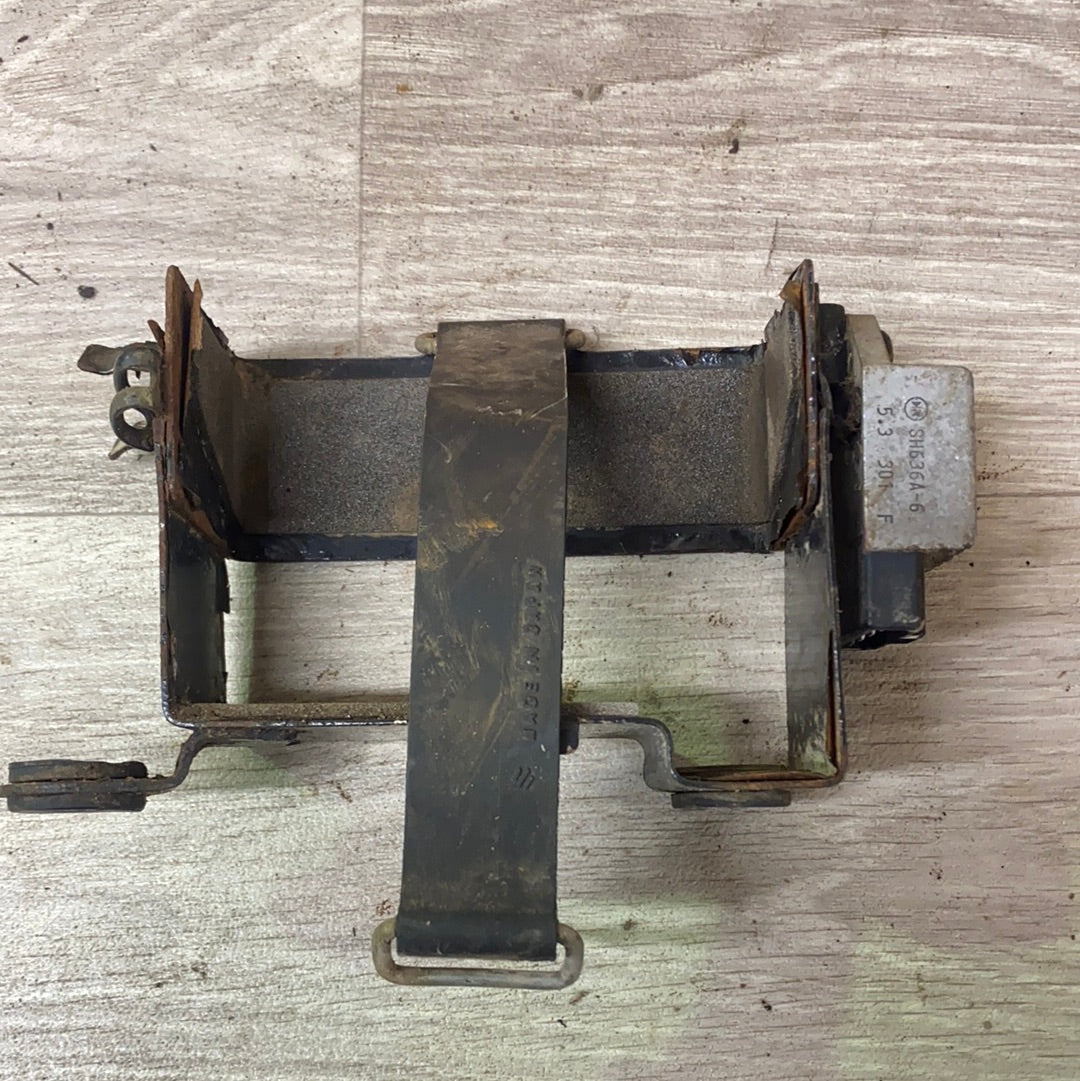 Suzuki TF125 battery box with rectifier