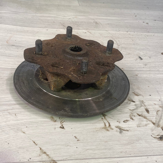 Suzuki LTF300 front hub with brake rotor