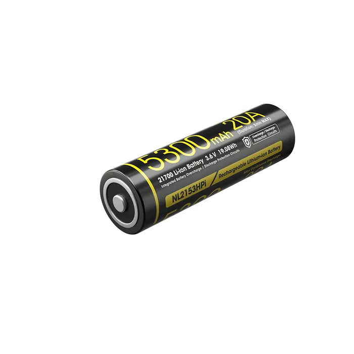 Nitecore LI-ION Rechargeable 21700 Battery (5300MAH 3.6V)