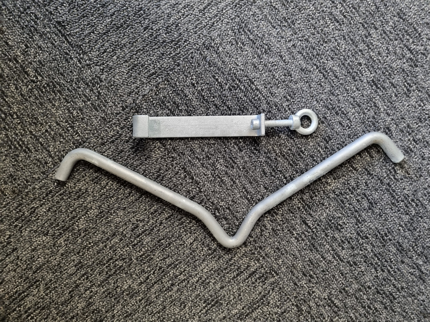 Galvanized Gambrel on Slider