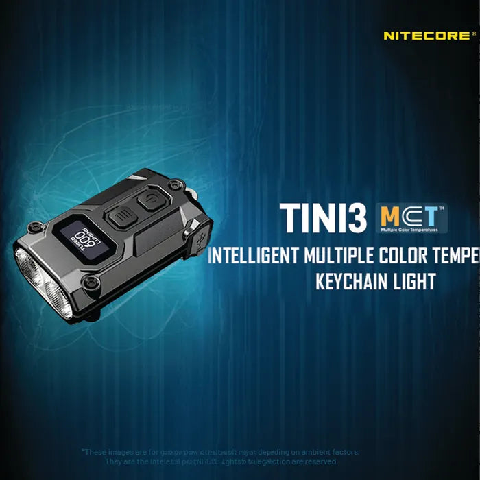 Nitecore 600 Lumen USB-C Rechargeable Keychain Torch Black
