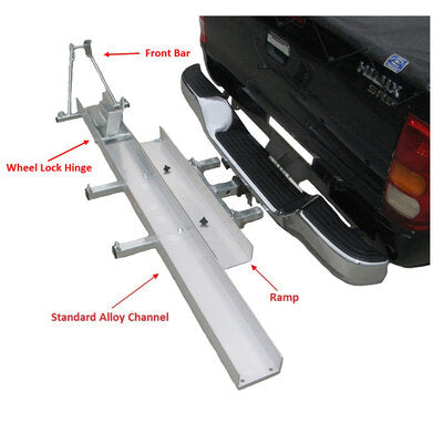 SlipStream Bike Carrier Rack - Alloy Model with Ramp & Wheel Lock