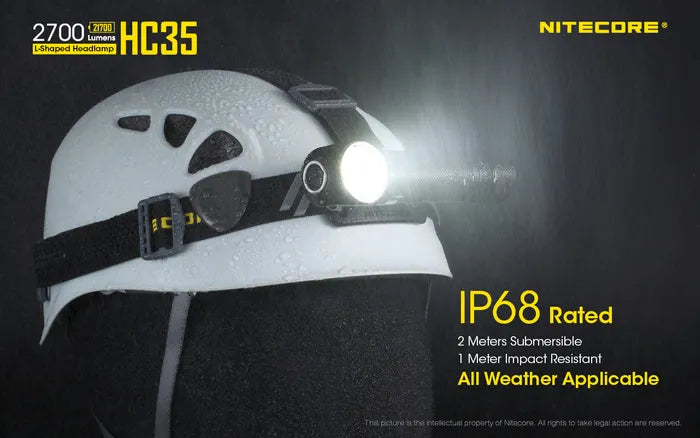 Nitecore L Shaped Headlamp Torch