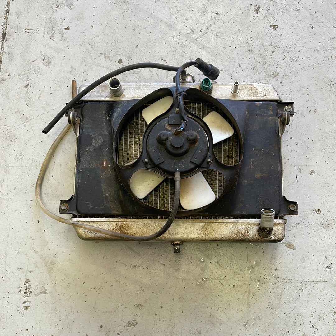 Suzuki LTA500 Quadmaster Complete Radiator, Fan & Temp Sensor