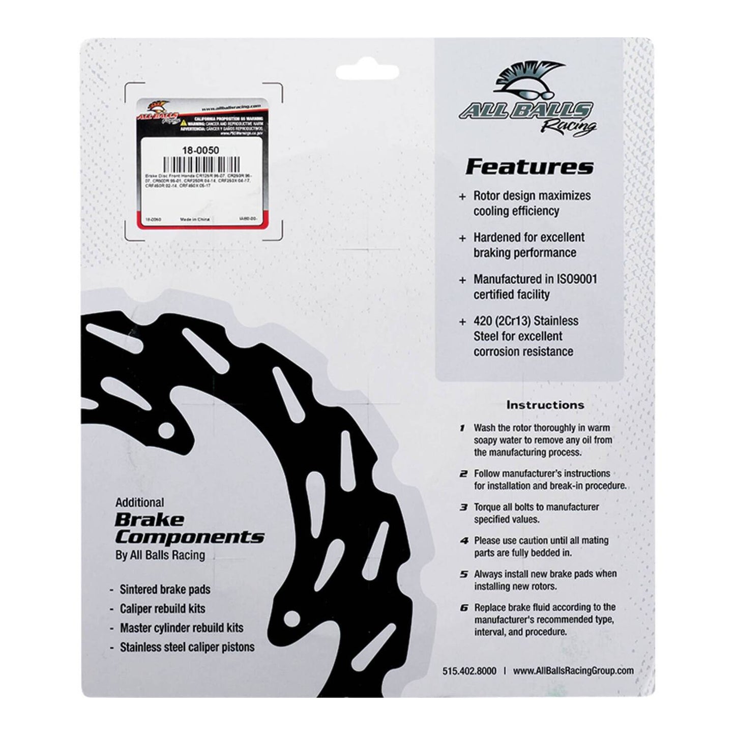 Brake Disc 18-0050