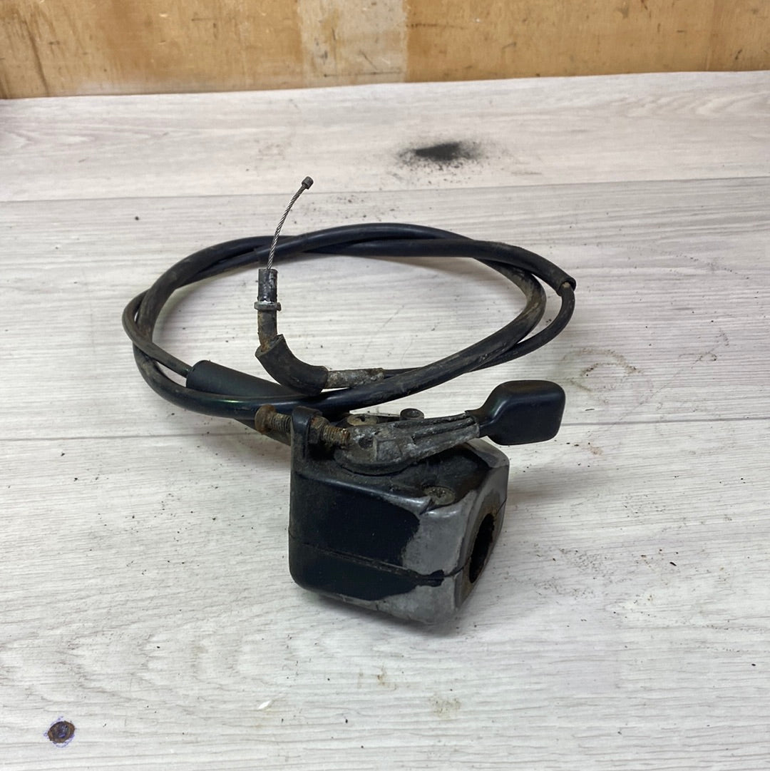 Suzuki LTA500 Quad Master throttle cable and perch