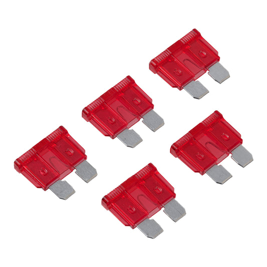 Fuse 10A Blade - Red (Packet of 5)