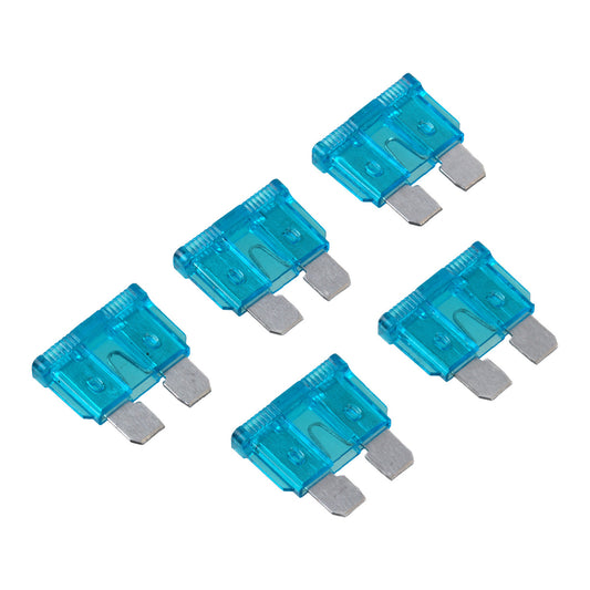 Fuse 15A Blade - Blue (Packet of 5)