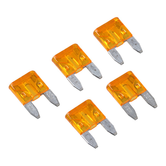 Fuse 5A Mini Blade - Orange (Packet of 5)