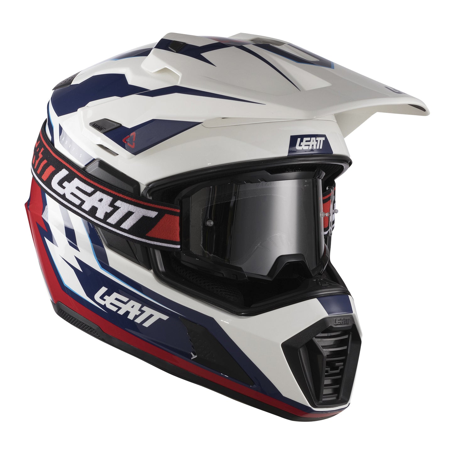 Leatt 7.5 ADV Helmet Kit - Royal Blue / Red