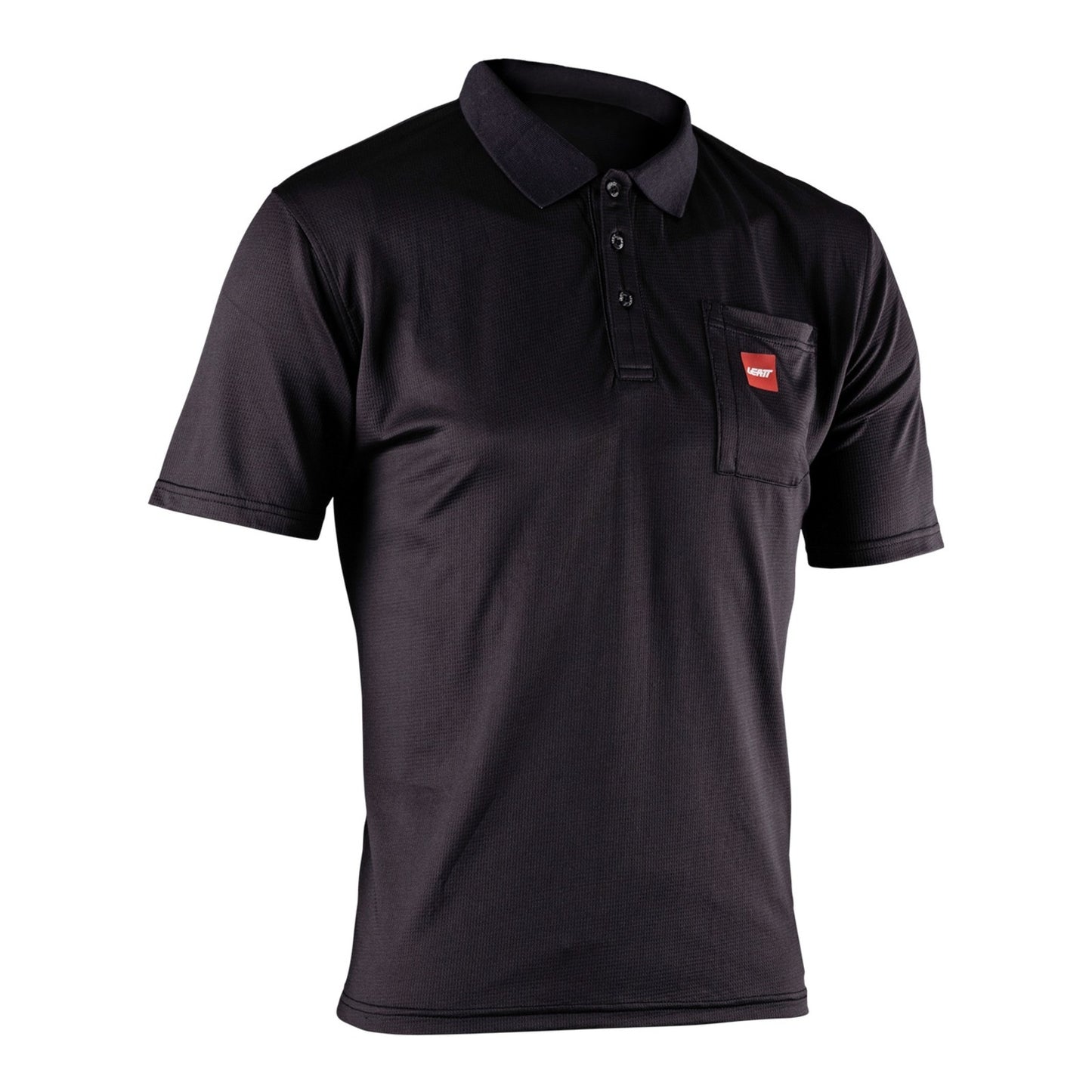Leatt Team Polo Shirt (Short) - Black