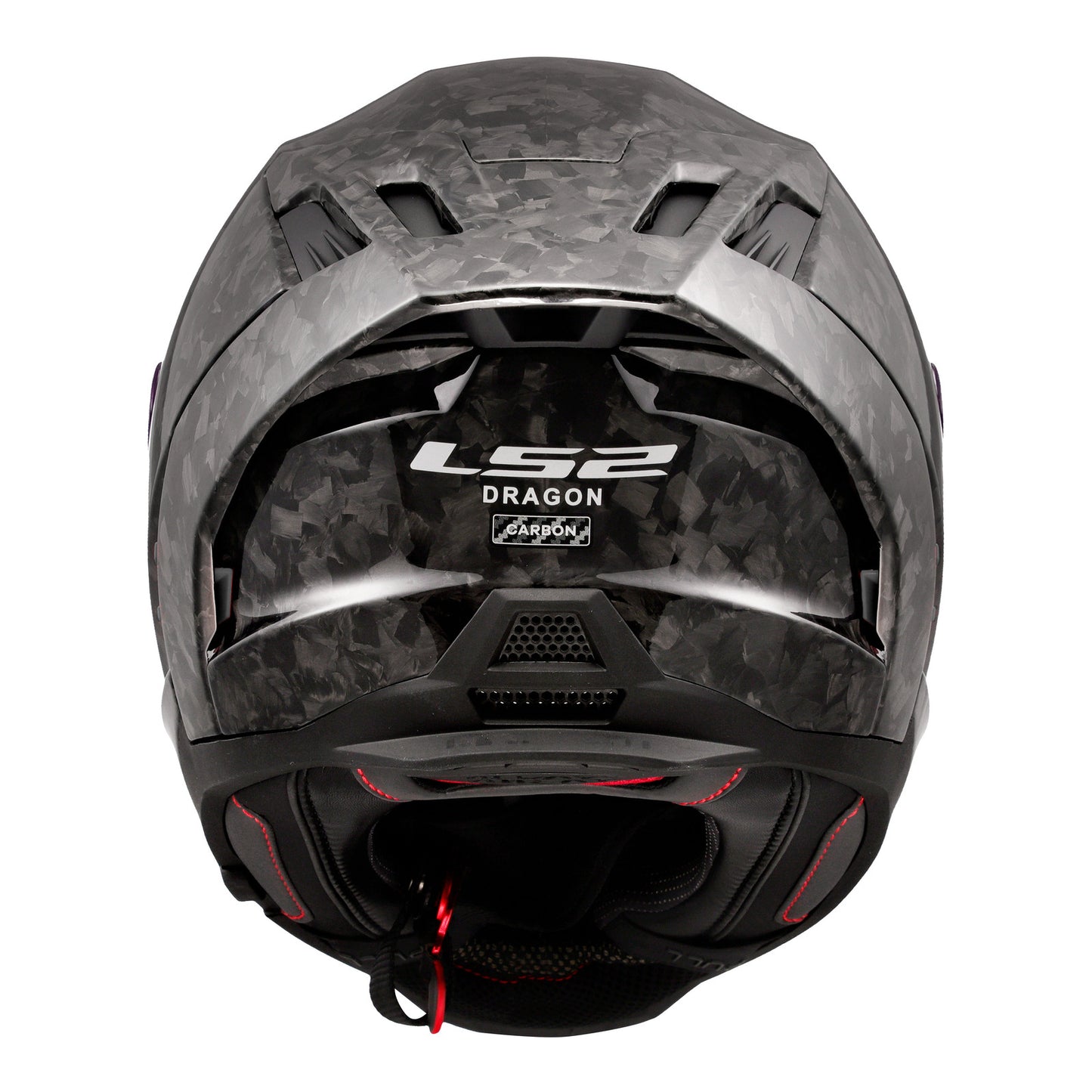 LS2 FF807 Dragon Forged Helmet - Gloss Carbon 06