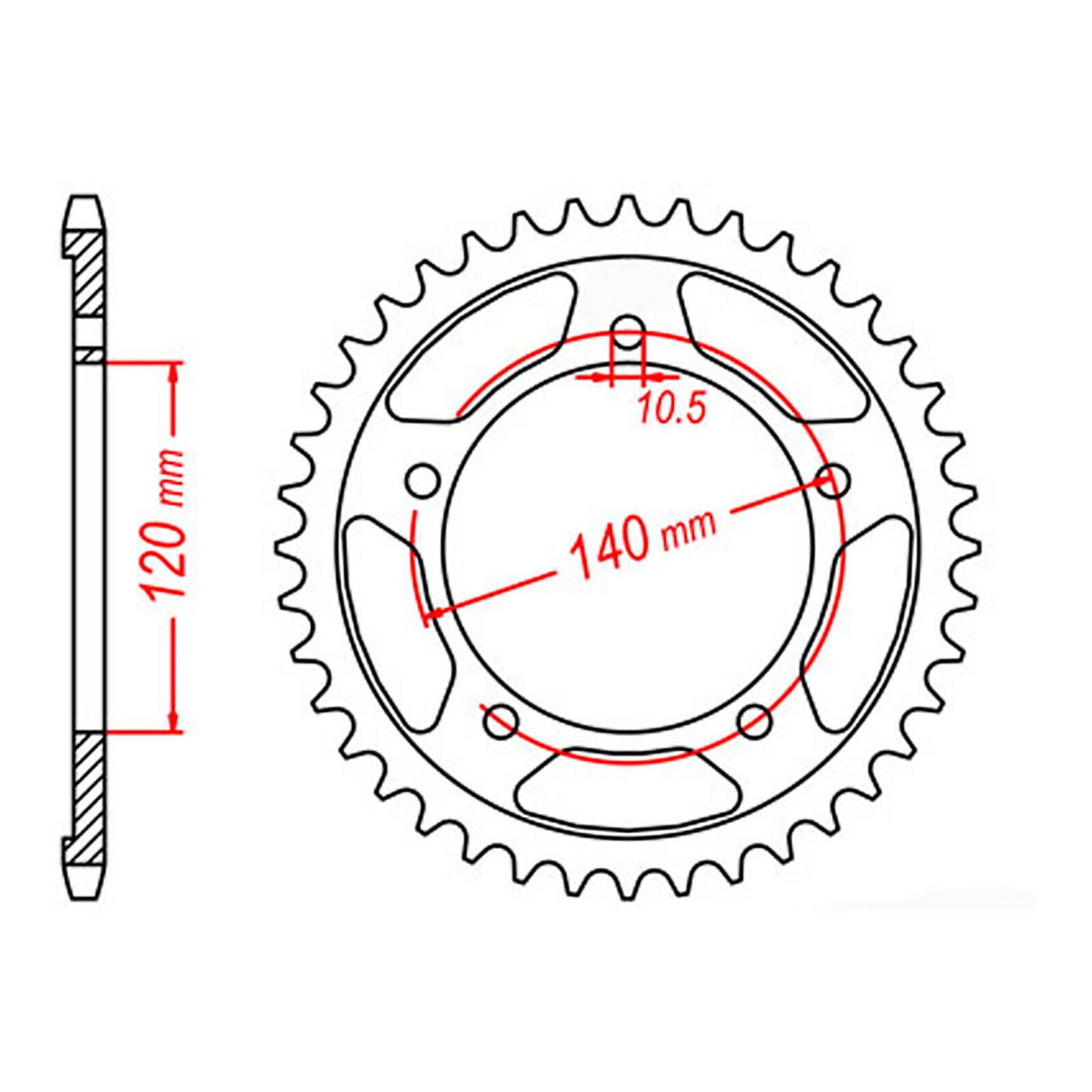 Sprocket Kit Suzuki SV1000S (economy) - 530XRE 17/40