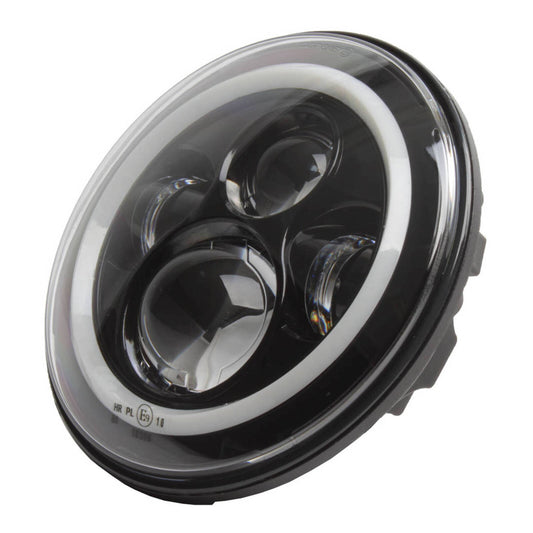 Whites LED Headlight Insert 7 with H4 Plug , E-mark