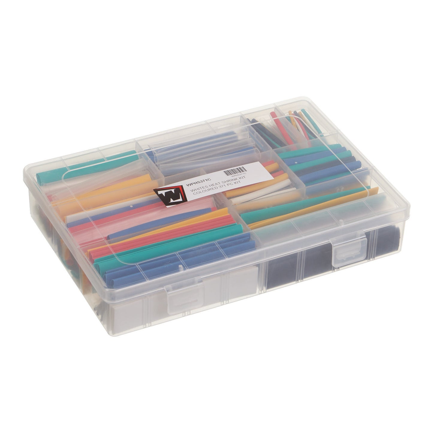WHITES HEAT SHRINK KIT COLOURED 371 PC KIT