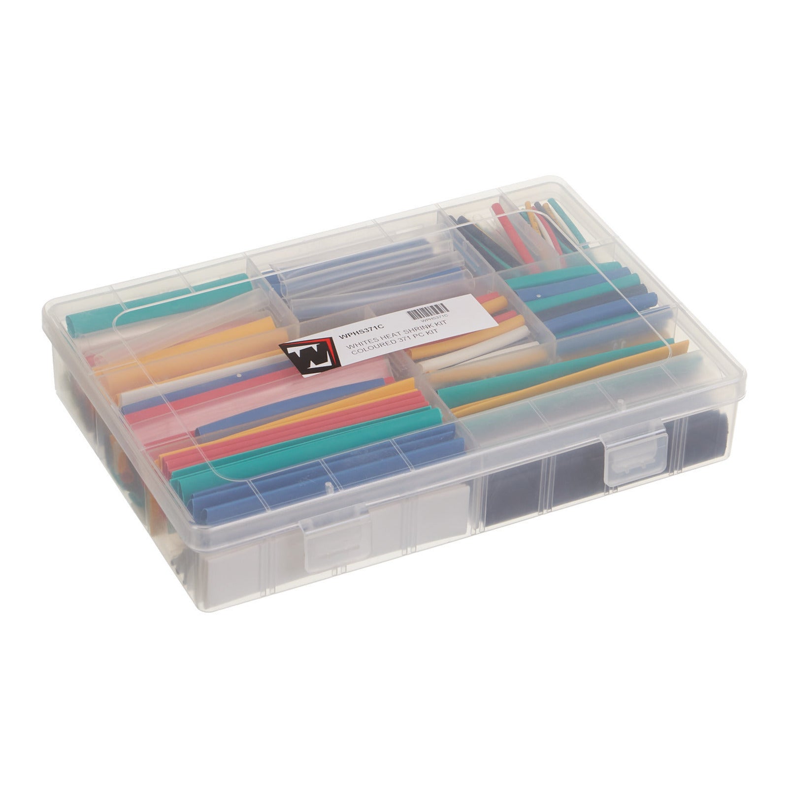WHITES HEAT SHRINK KIT COLOURED 371 PC KIT