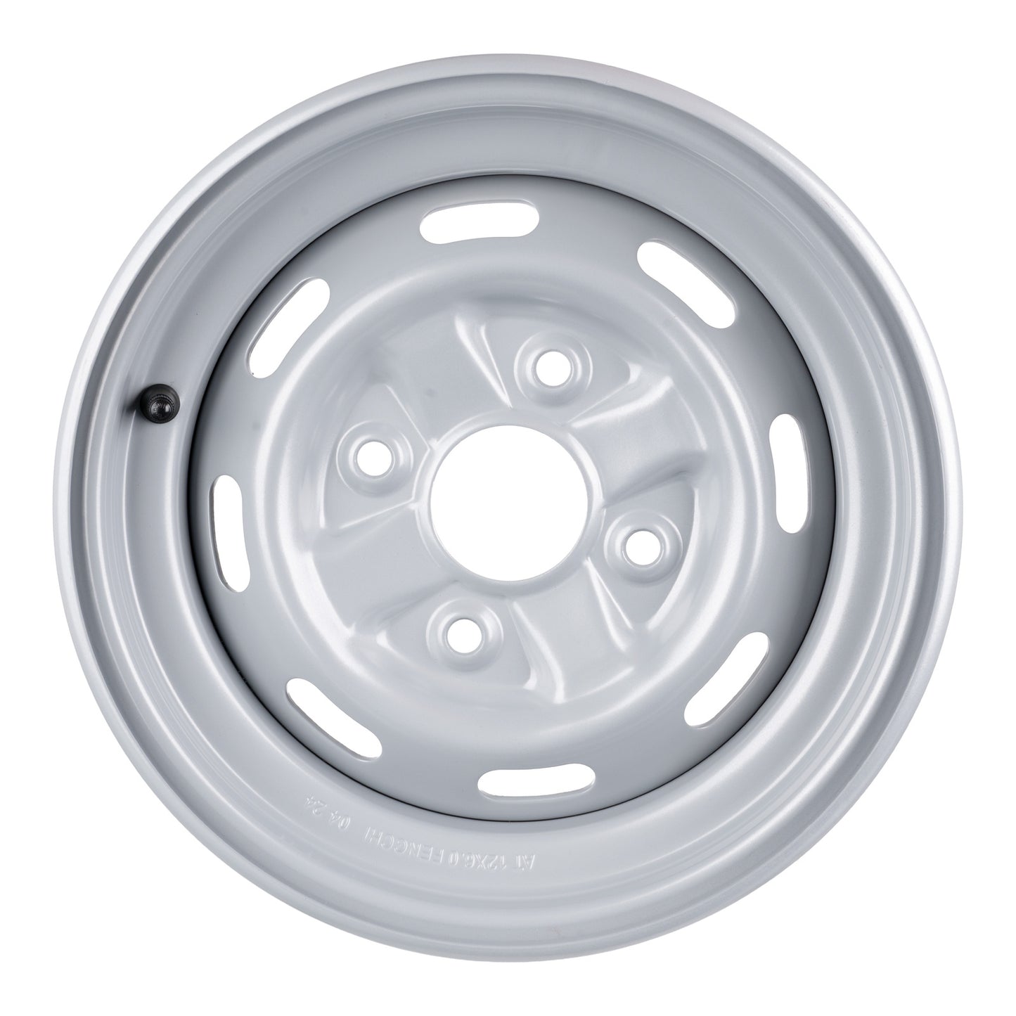 Whites ATV/UTV Steel Rim 12x6 Honda Front 4/110 +25 - Silver