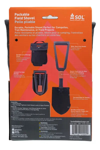 SOL Packable Field Shovel