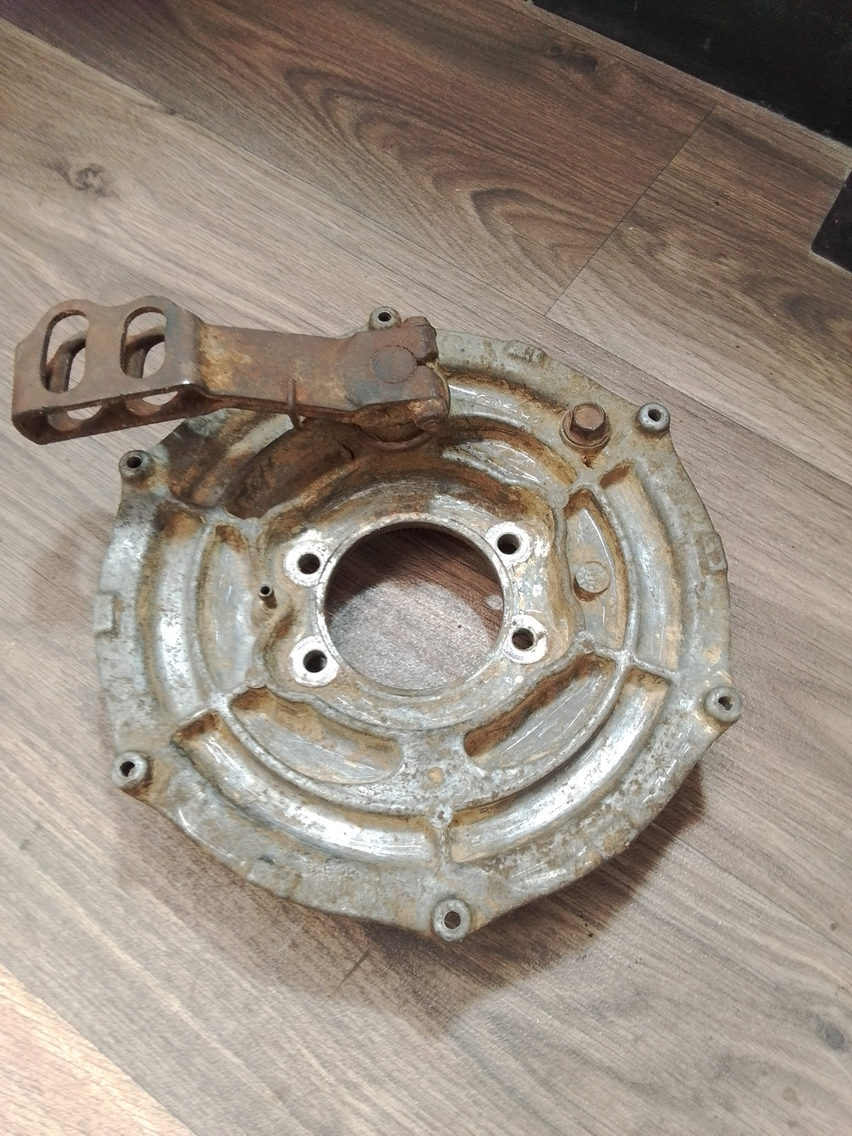 Suzuki KingQuad 400 rear brake backing plate