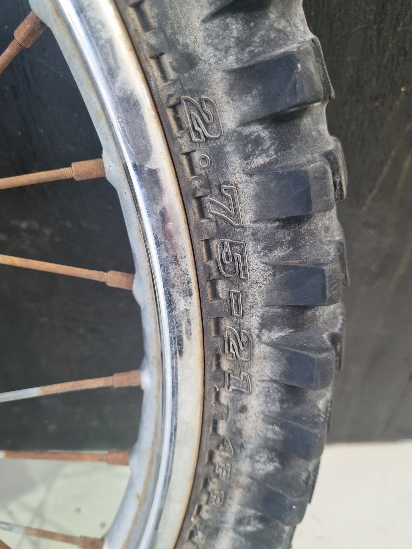 Suzuki TF125 Front Wheel