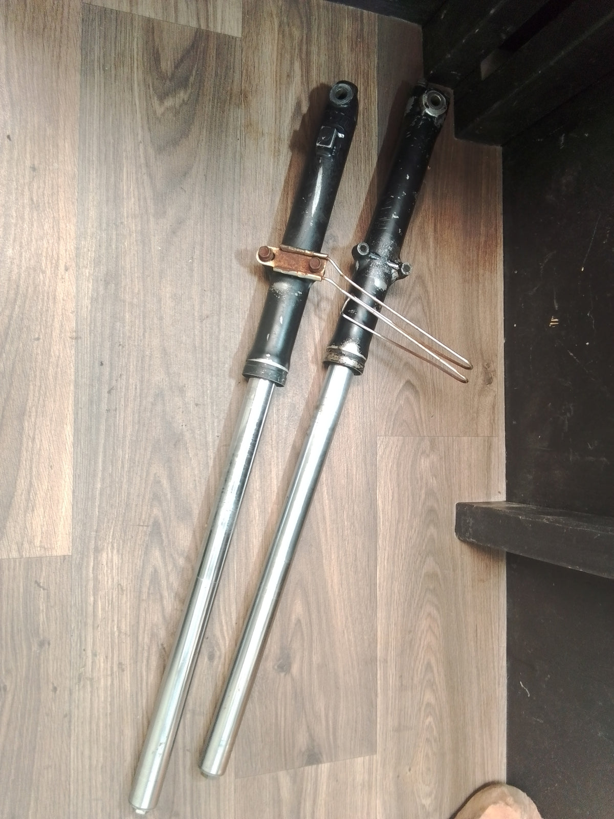 Suzuki TF125 forks