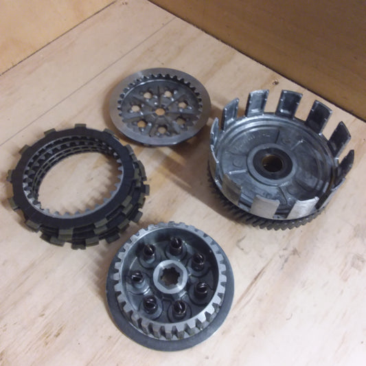 Suzuki TF125 clutch basket assembly