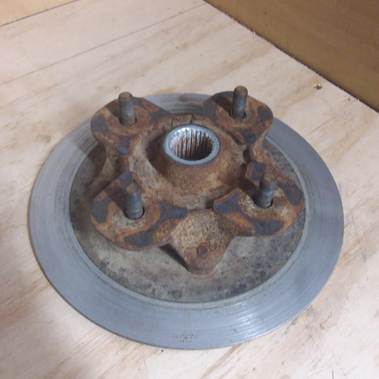 Yamaha yfm 550 grizzly front hub and brake rotor