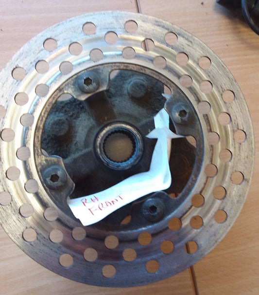 2012 Yamaha YFM450 Grizzly Front Hub and Rotor