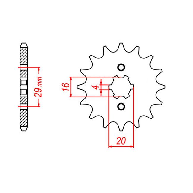 Front Sprocket OE Steel