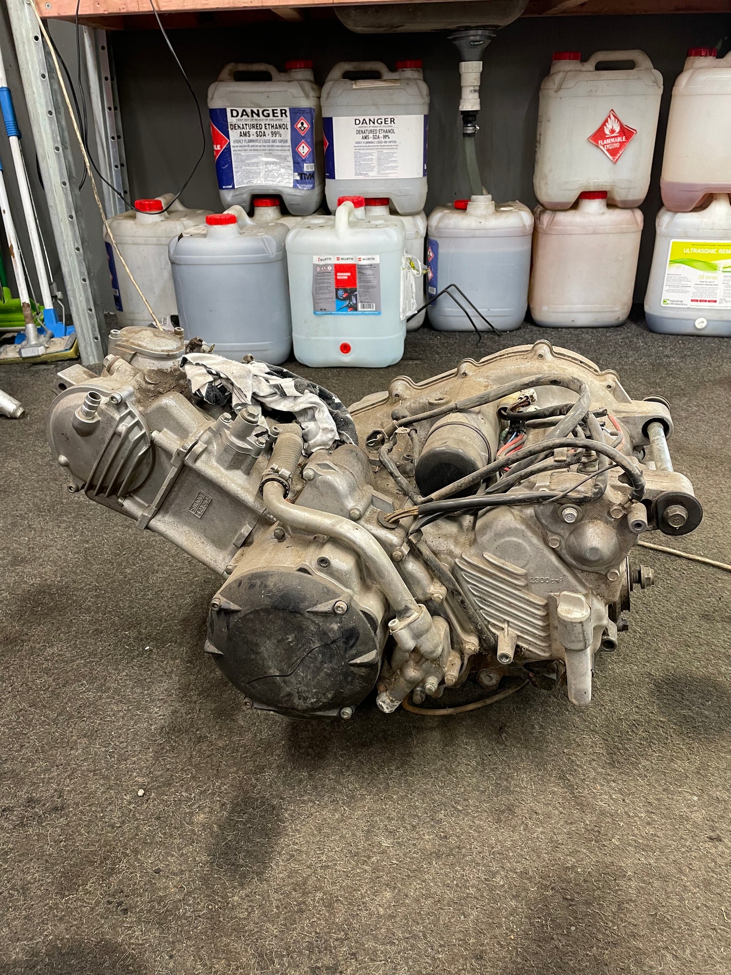 2012 Yamaha YFM450 Grizzly Complete Running Engine