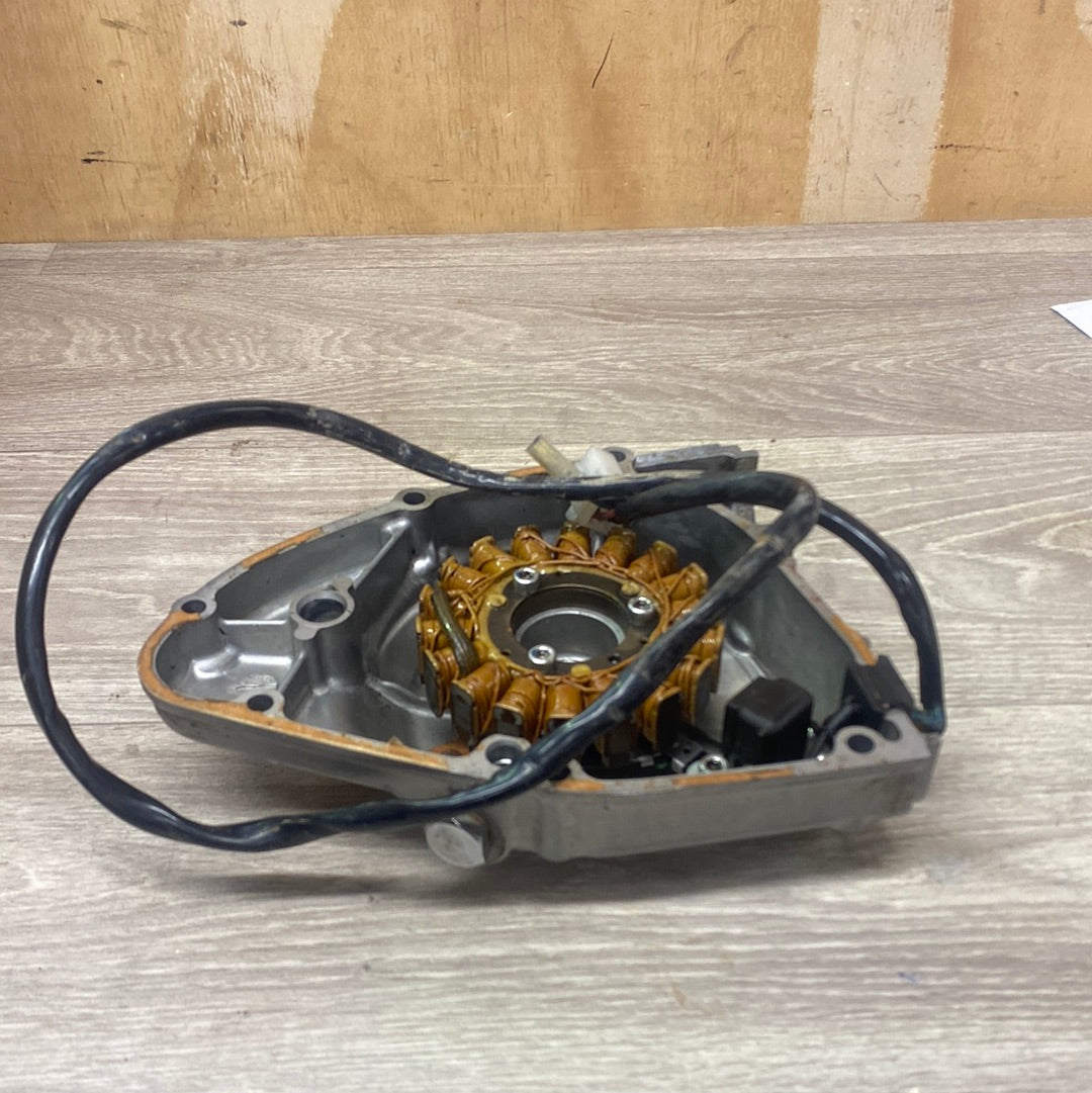 Suzuki DR200 stator and side cover