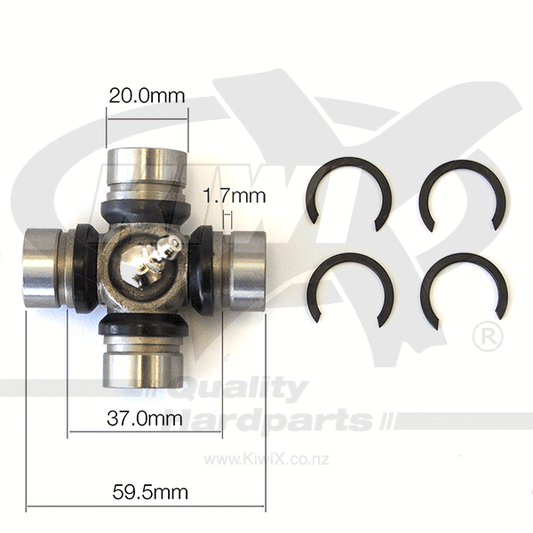 Universal Joint 20mm Greasable