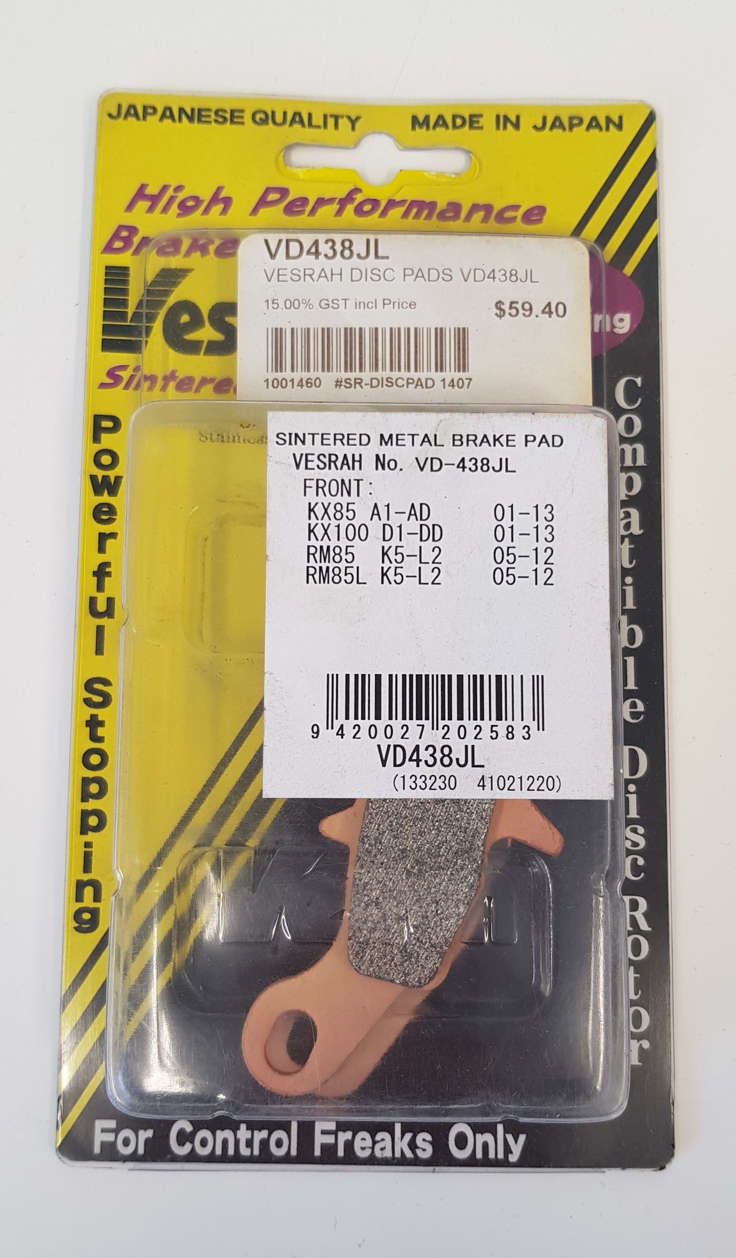 Vesrah Brake Pads